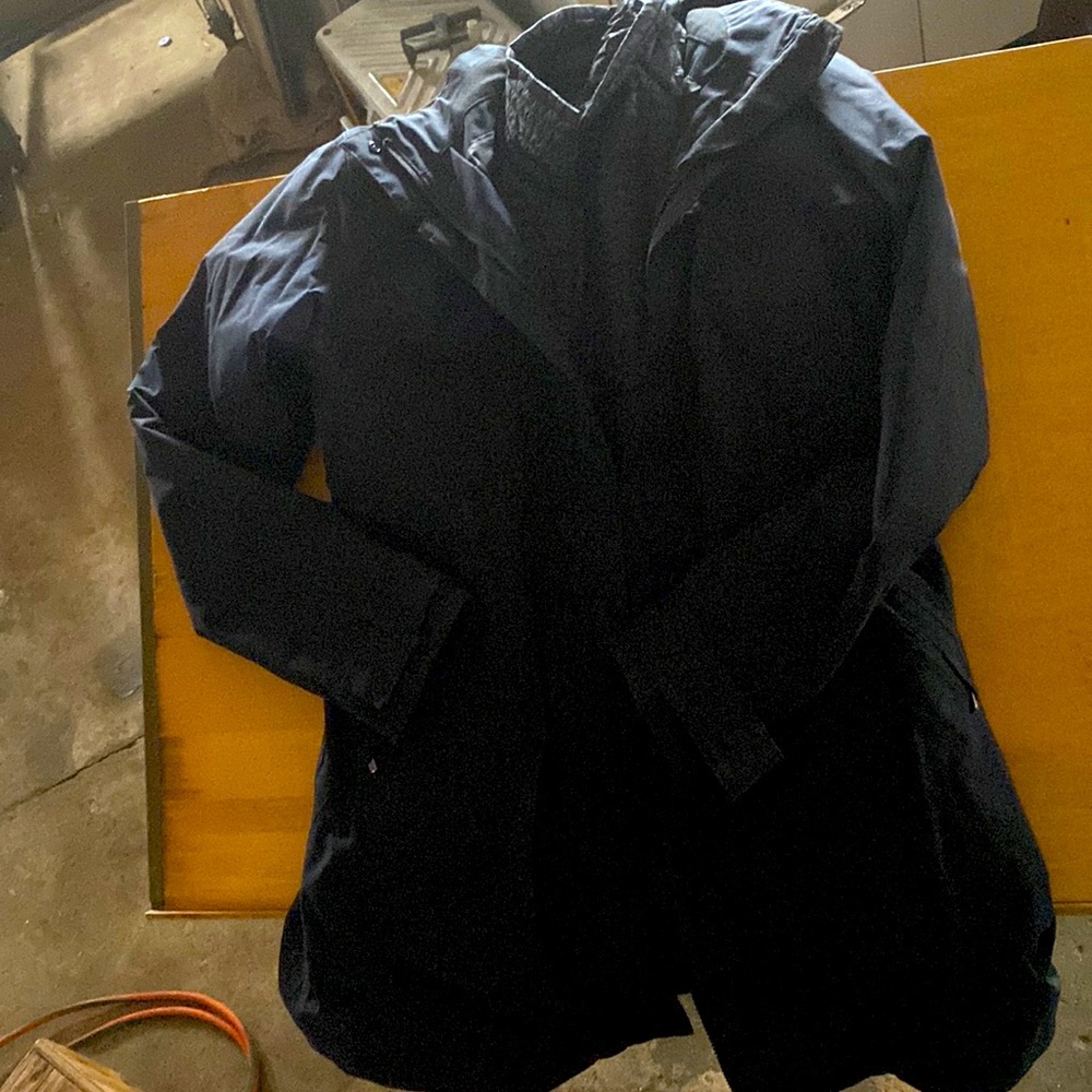 Patagonia two coats in one with light weight puffer jacket Large